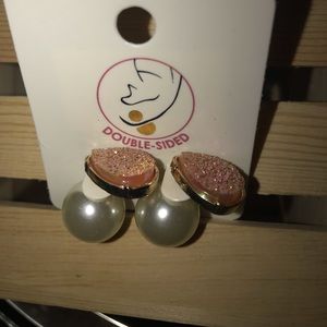 Double sided earrings